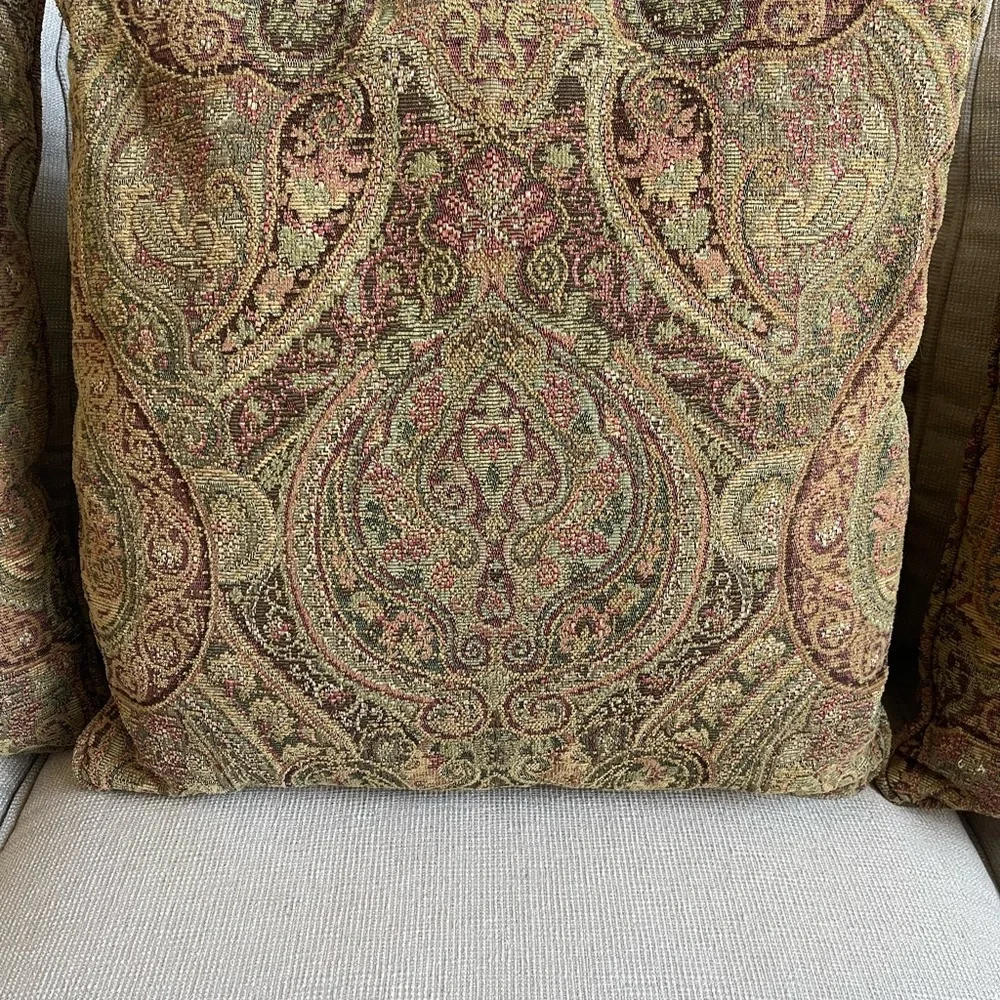 Vintage Inspired Custom Made Paisley Pillow Covers